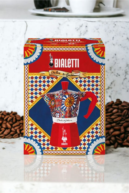 Dolce & Gabbana x Bialetti Moka Induction Coffee Maker - Red