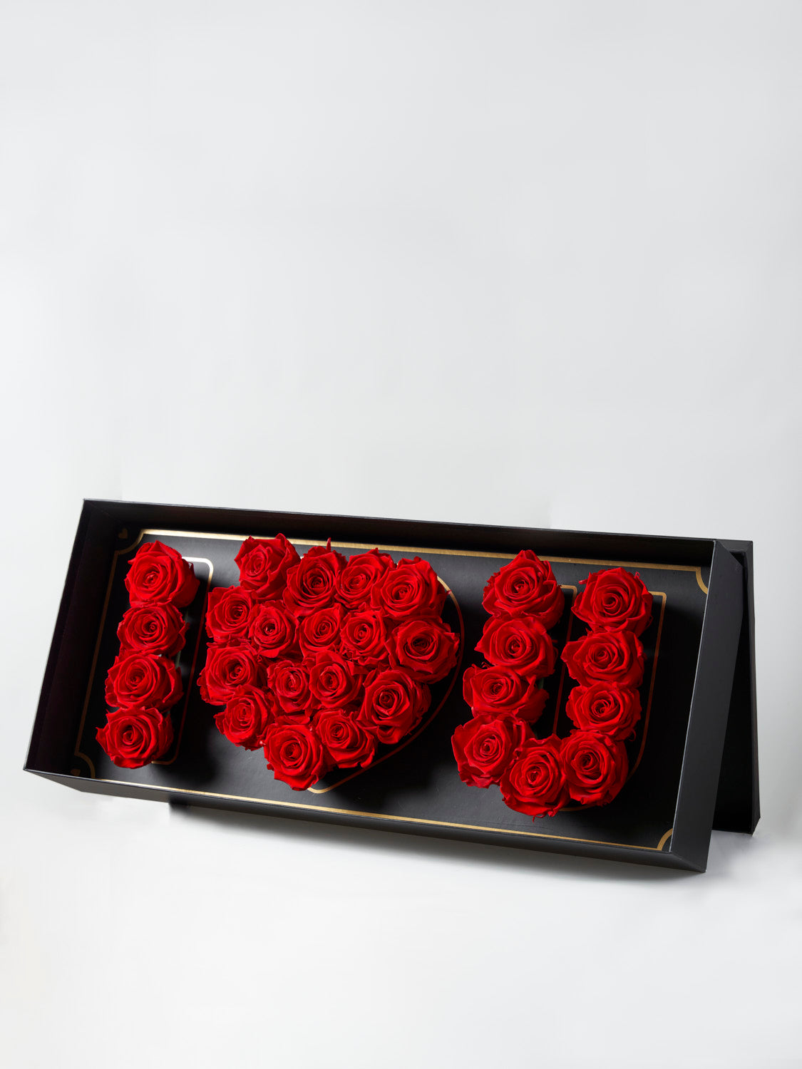 ‘I ❤️ U’ Preserved Roses